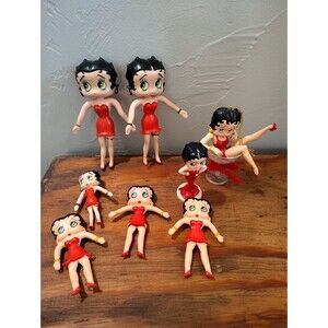 Vintage Betty Boop- Collection Christmas Ornaments Excellent Condition